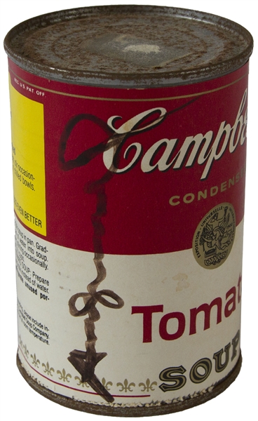 Andy Warhol Signed Iconic Campbell's Soup Label